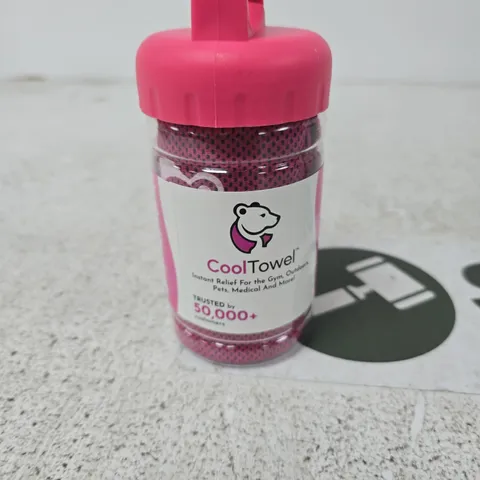 COOLTOWEL PINK COOLING BOTTLE – INSTANT RELIEF ACCESSORY