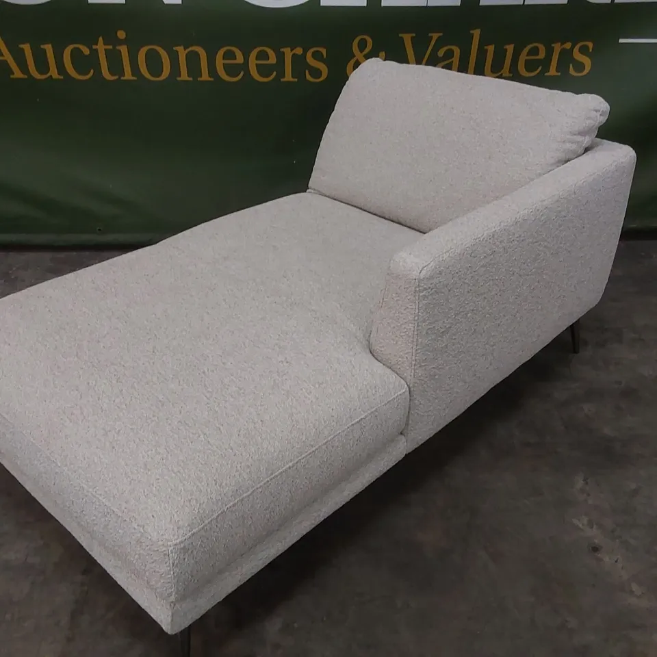 QUALITY DESIGNER ITALIAN MADE SOPHIA FABRIC CHAISE LOUNGE RHF SOFA PIECE - PART ONLY