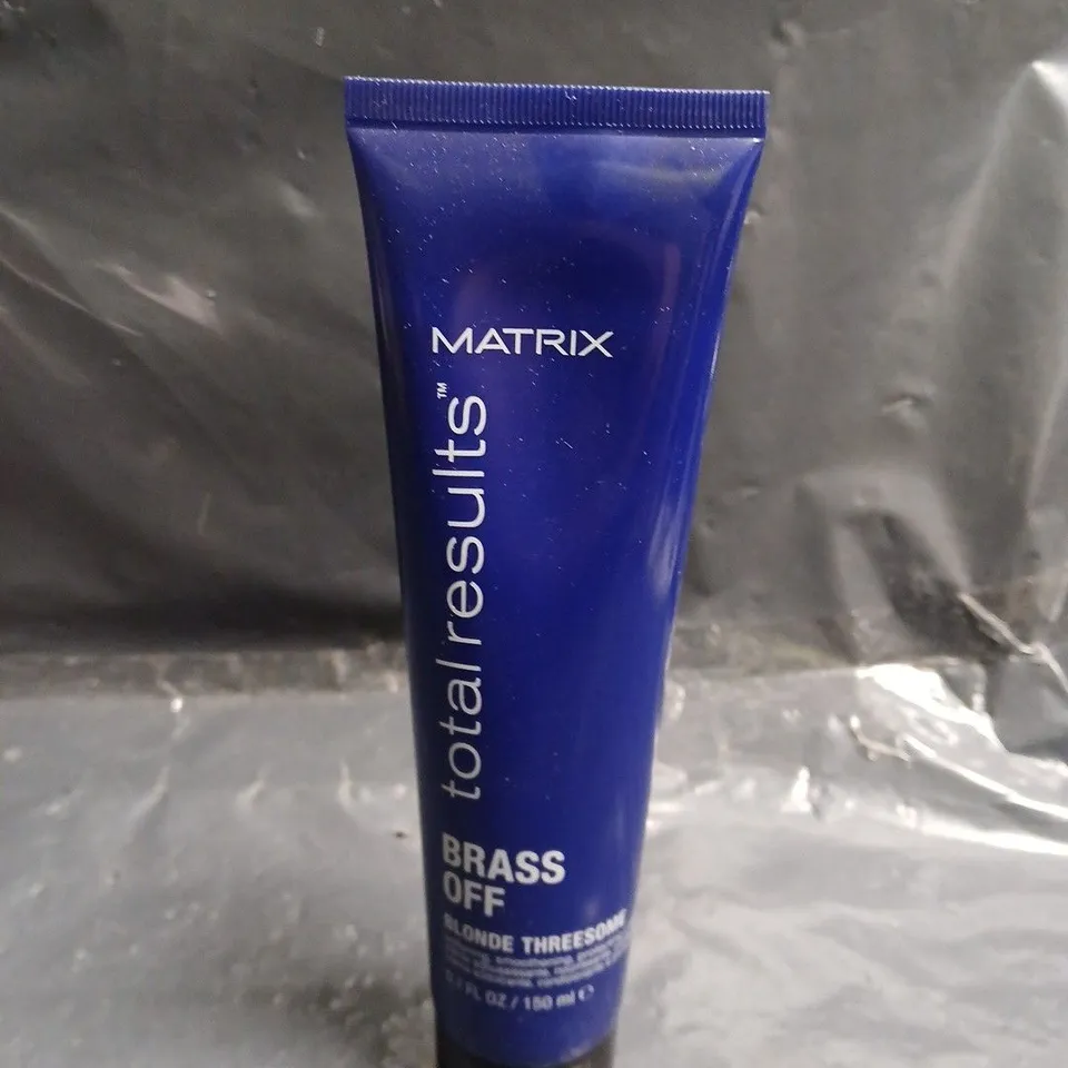 APPROXIMATELY 10 MATRIX TOTAL RESULTS BRASS OFF BLONDE THREESOME CREAMS (150ML) - COLLECTION ONLY 