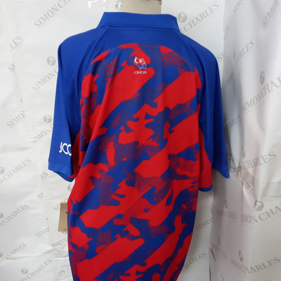 JOHOR FC FOOTBALL JERSEY SIZE XXL