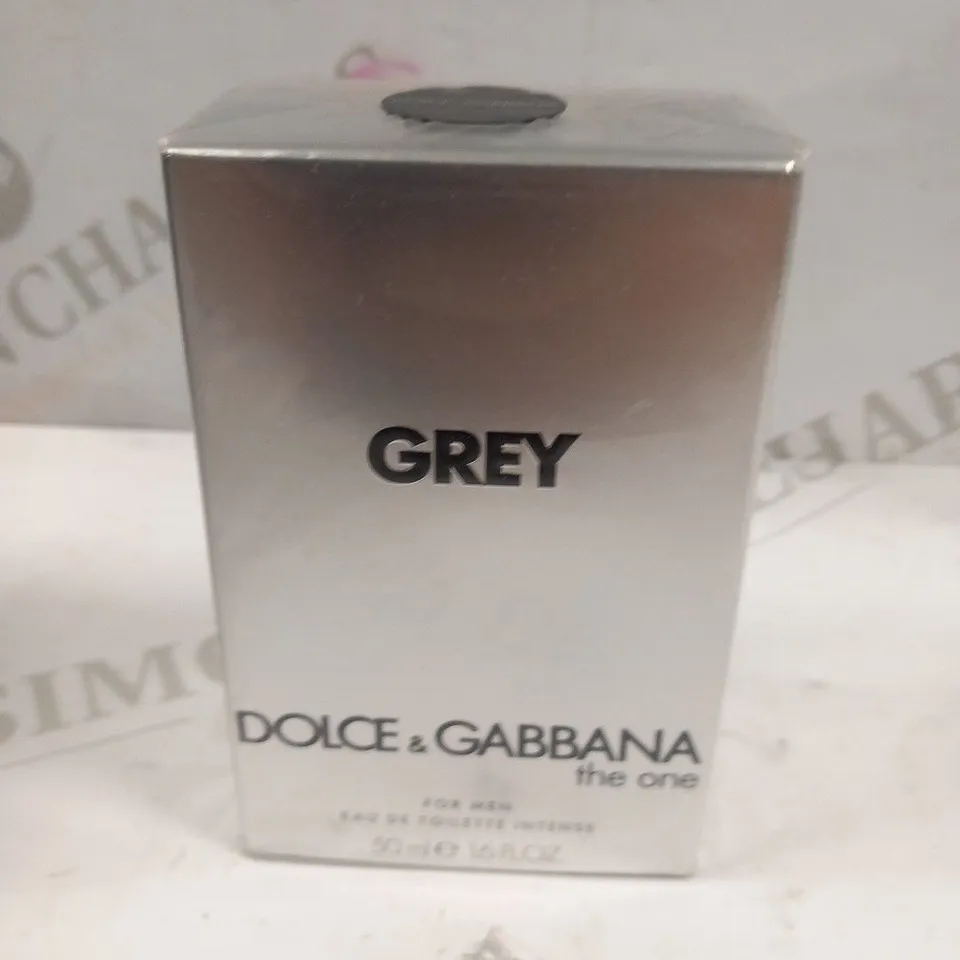 BOXED AND SEALED DOLCE AND GABBANA THE ONE GREY FOR MEN EAU DE TOILETTE INTENSE 50ML