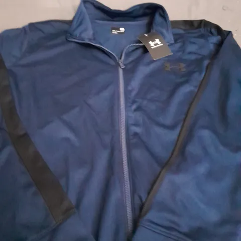 UNDER ARMOUR BLUE TRACKSUIT JACKET - XXL