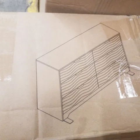 BOXED CHEST OF 6 DRAWERS
