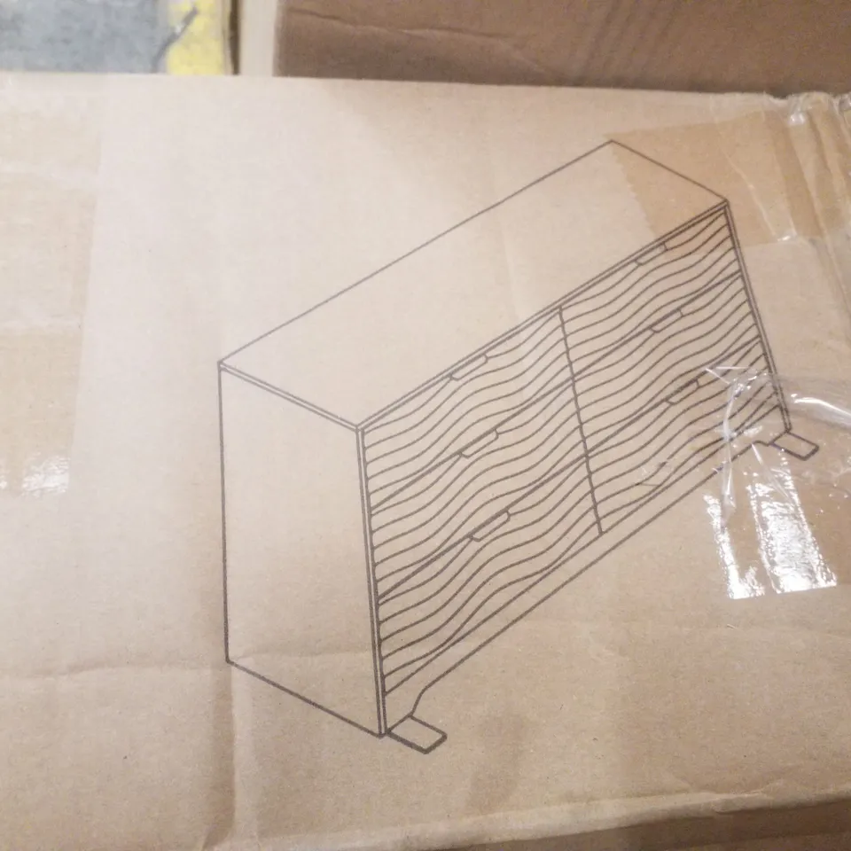 BOXED CHEST OF 6 DRAWERS