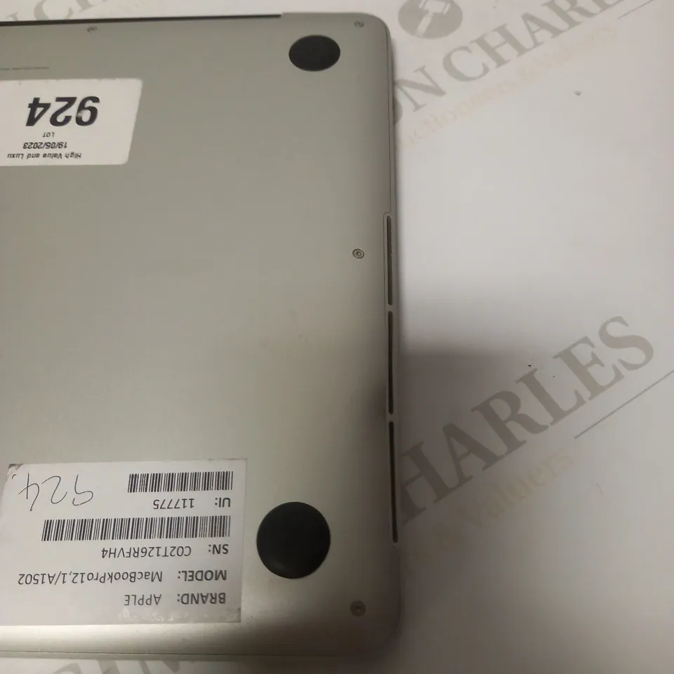 APPLE MACBOOK PRO 12 A1502