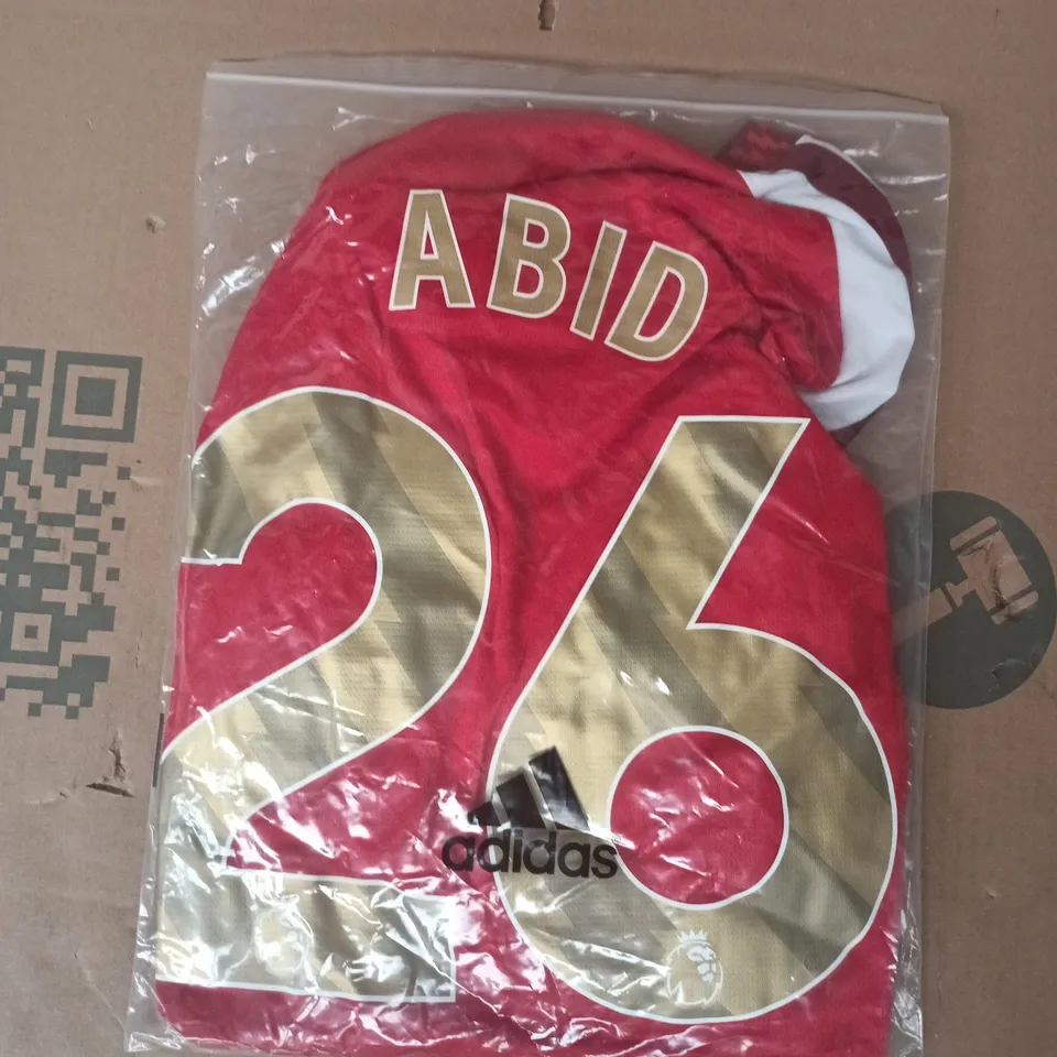 BAGGED ADIDAS ARSENAL HOME JERSEY SIZE LARGE