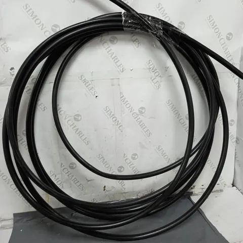 PALSTIC TUBING IN BLACK - SIZE UNSPECIFIED