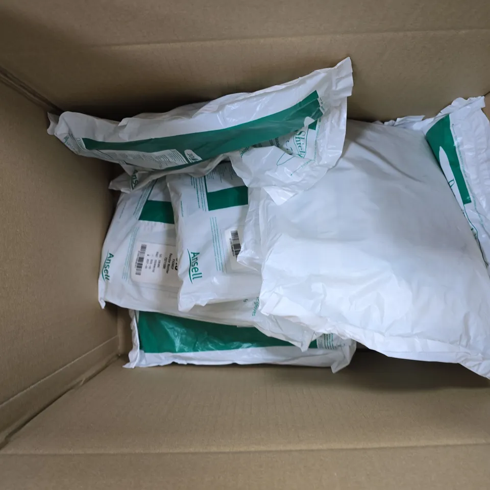 90 PAIRS OF ANSELL™ DERMASHIELD™ 73-711 SERIES GREEN NEOPRENE GLOVES