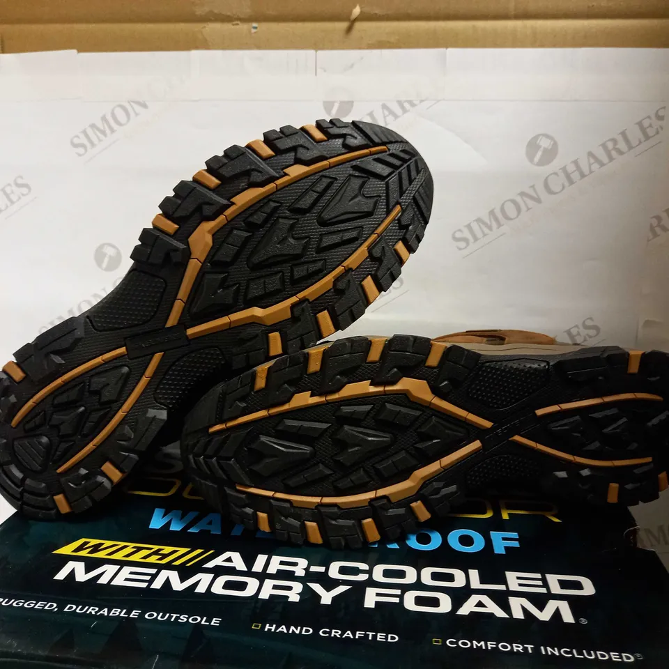 SKECHERS BROWN WATERPROOF HIKING BOOTS UK 11