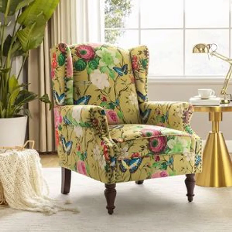 BOXED THEODOR ARMCHAIR - GREEN (1 BOX)