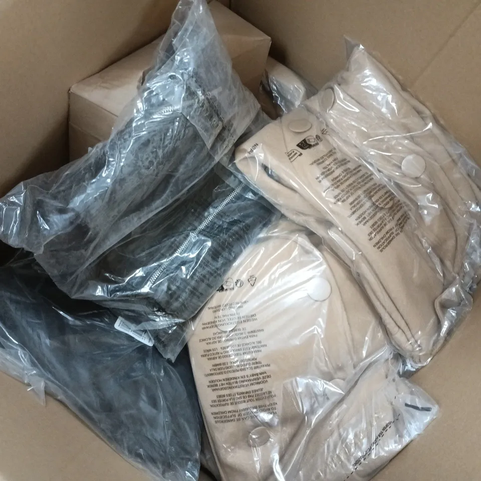 APPROXIMATELY 14 ASSORTED CLOTHING ITEMS IN VARIOUS SIZES, COLOURS & STYLES TO INCLUDE BRANDS SUCH AS FINERY, CENTIGRADE, BRENDA EDWARDS, ETC - COLLECTION ONLY