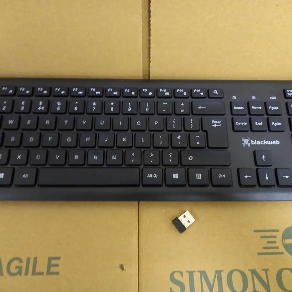 BLACKWEB WIRELESS SILENT KEYBOARD