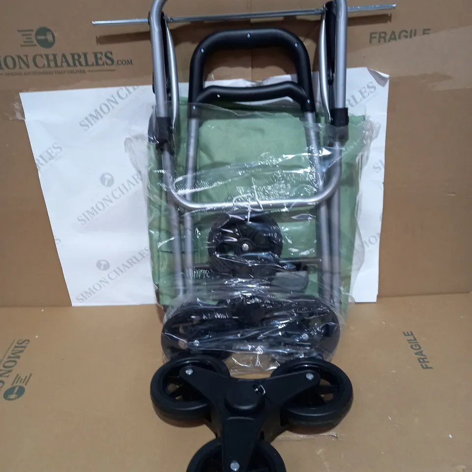 LOCK 'N LOCK INSULATED SHOPPING TROLLEY CART WITH STAIR CLIMB WHEELS