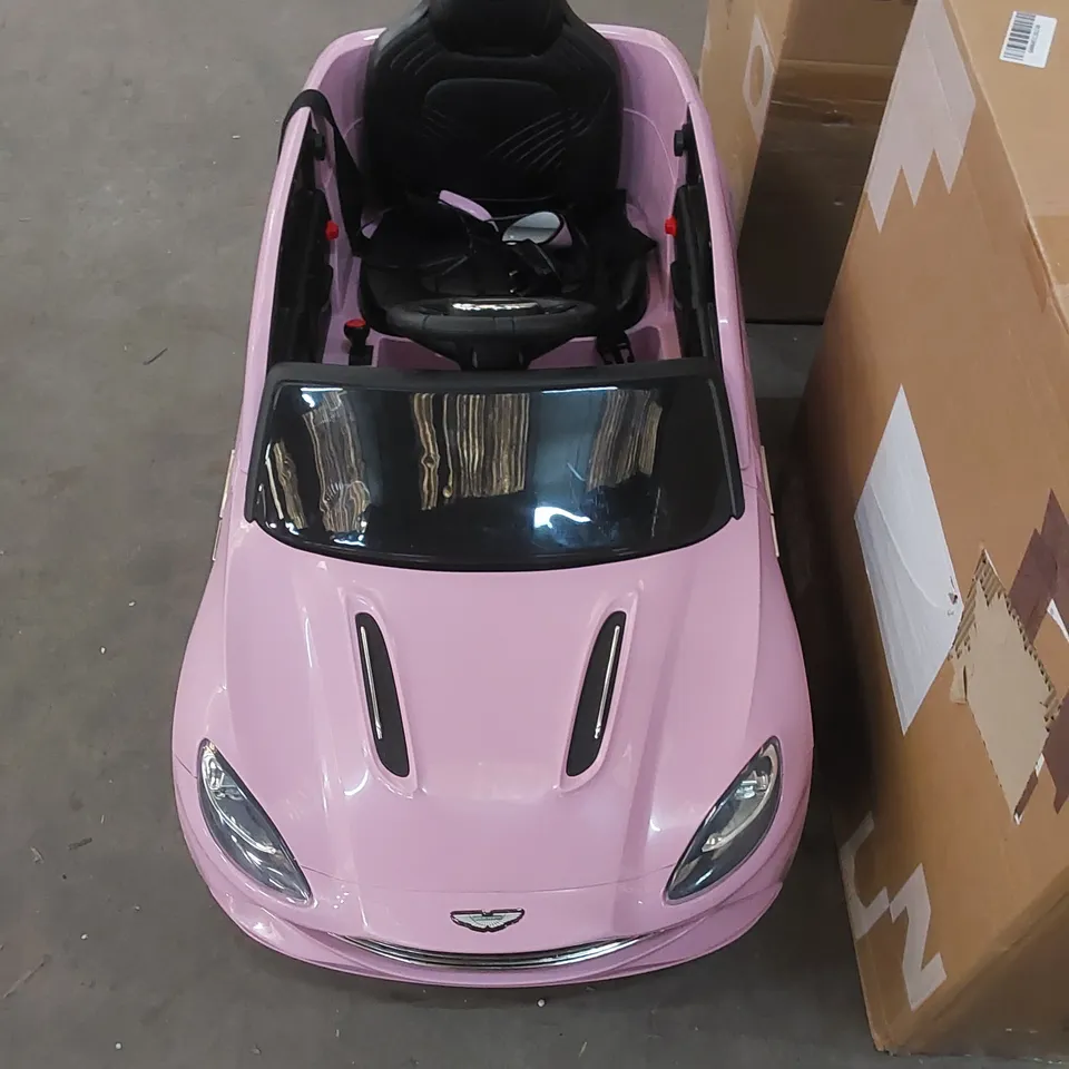 COSTWAY ASTON MARTIN DBX 12V KIDS RIDE ON CAR - PINK