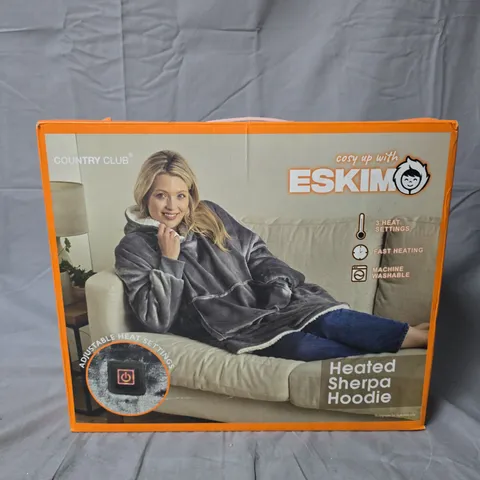 ESKIMO HEATED SHERPA HOODIE – WOMEN'S GREY