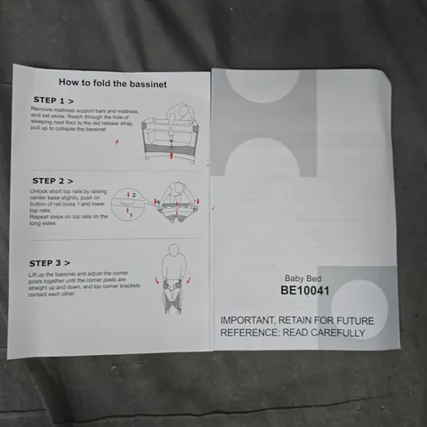 BOXED UNBRANDED BE10041 BABY BED