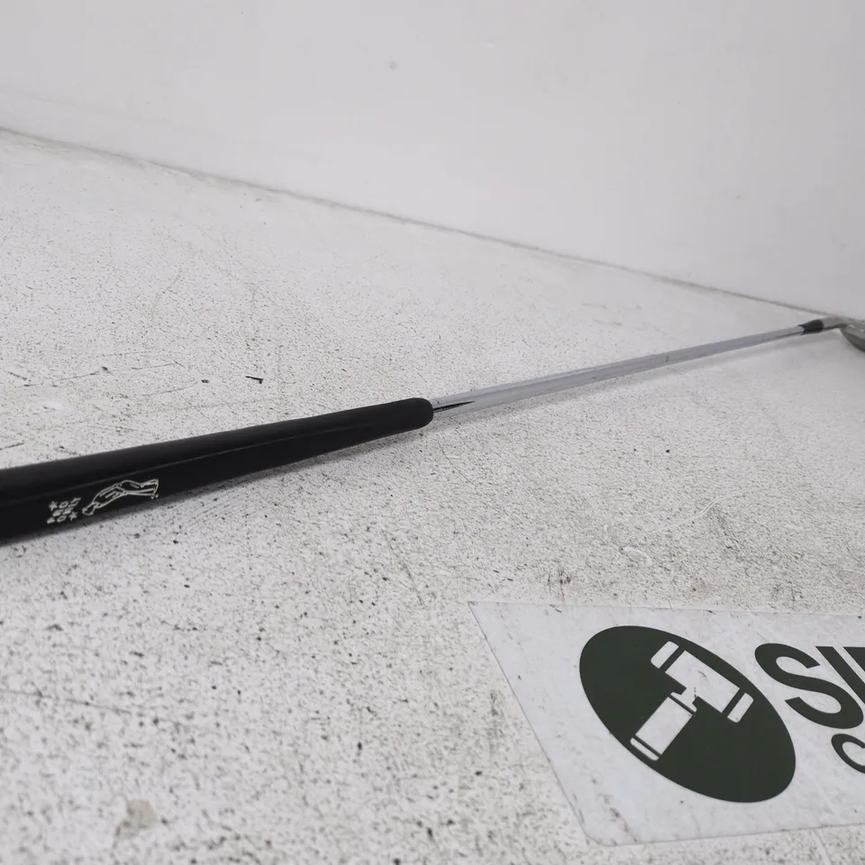 GOLF CLUB PUTTER – BLUE MINK ENGRAVED HEAD, BLACK GRIP