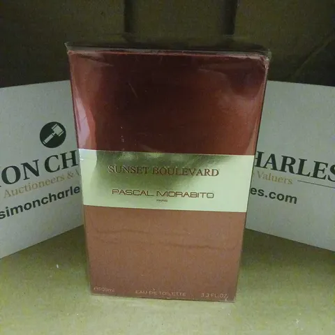 BOXED AND SEALED SUNSET BOULEVARD PASCAL MORABITO EAU DE TOILETTE 100ML