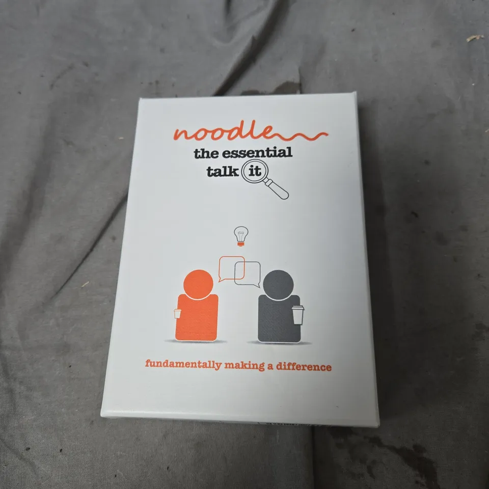 NOODLE: THE ESSENTIAL TALK IT – BOXED