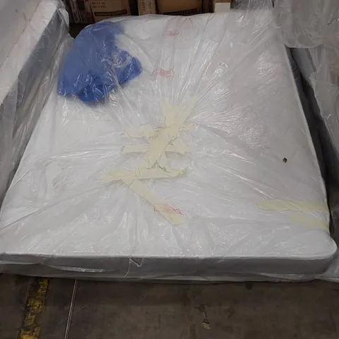 QUALITY BAGGED AND ROLLED HYBRID 4'6" MEMORY NATURAL FOAM MATTRESS