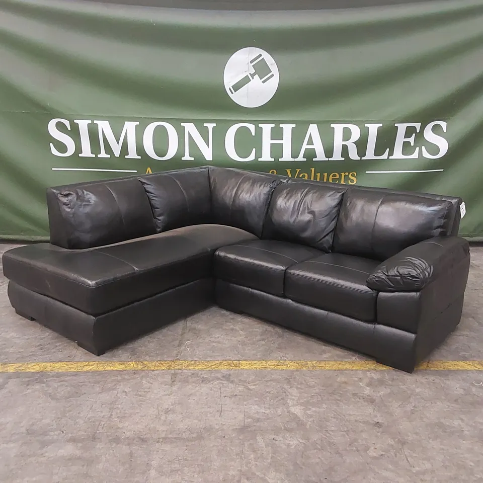 QUALITY DESIGNER FAUX LEATHER CORNER SOFA