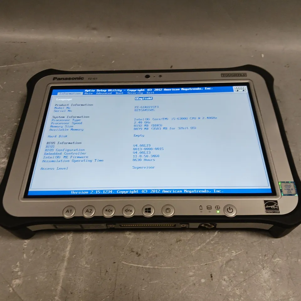 PANASONIC FZG1-4 TOUCHPAD 