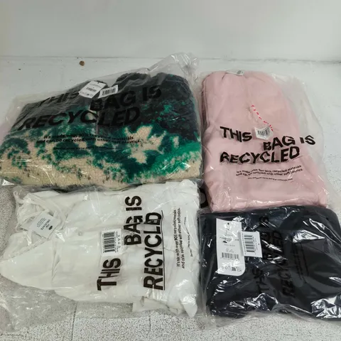 APPROXIMATELY 16 ASSORTED CLOTHING ITEMS IN VARIOUS SIZES, COLOURS & STYLES TO INCLUDE GYM SHORTS, FLEECE SWEATPANTS, LACE BABYDOLL CAMI, ETC