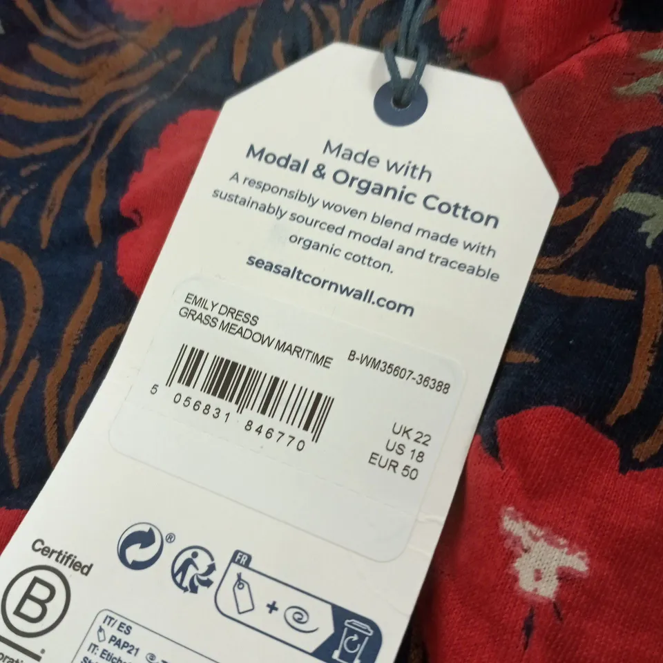 SEASALT CORNWALL EMILY DRESS – GRASS MEADOW MARITIME, UK 22