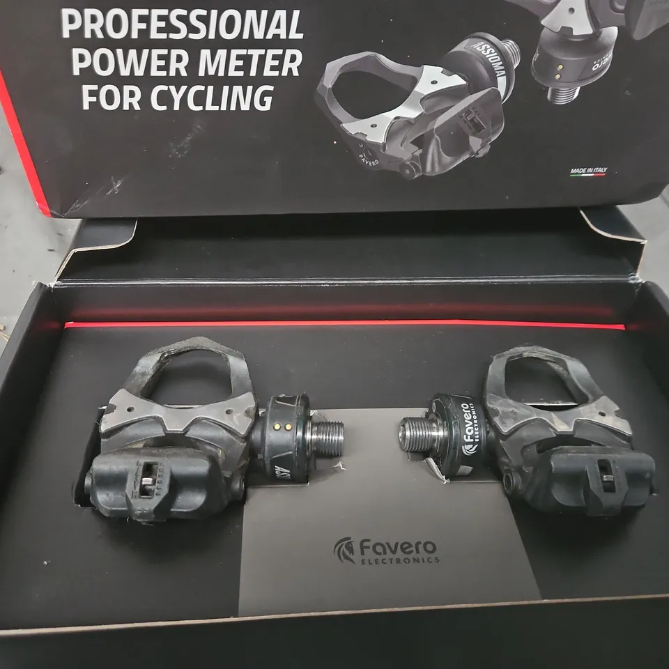 FAVERO ASSIOMA DUO POWER METER PEDALS – CYCLING (BOXED)