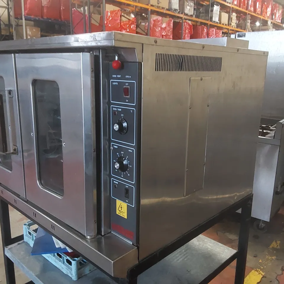 BLUE SEAL TURBOFAN COMMERCIAL ELECTRIC CONVECTION OVEN WITH STAND