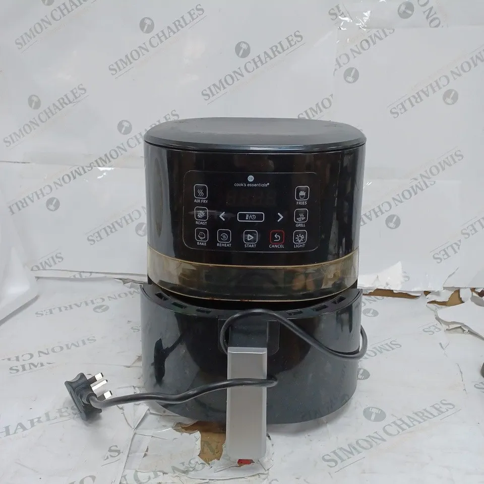 COOK'S ESSENTIALS AIR FRYER - BLACK