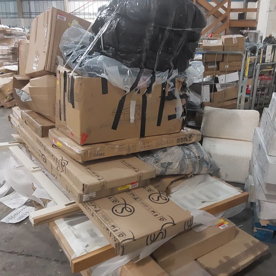 PALLET CONTAINING A VERY LARGE QUANTITY OF ASSORTED FURNITURE PARTS ECT
