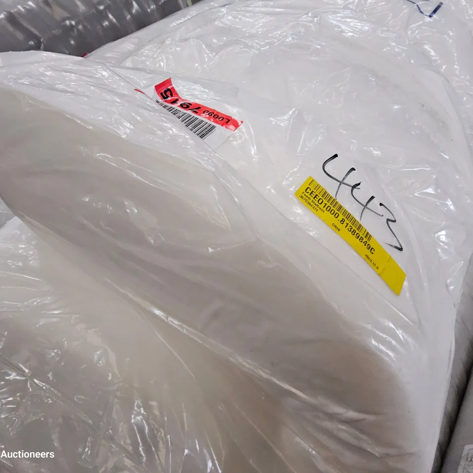 BAGGED 4' SMALL DOUBLE FOAM MATTRESS 