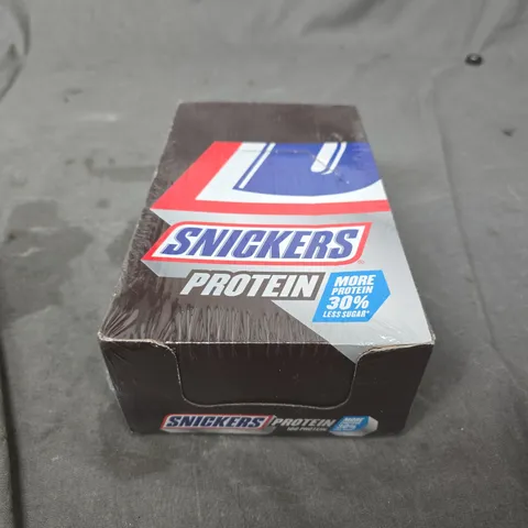 BOXED AND SEALED 18 PACK OF SNICKERS PROTEIN BARS