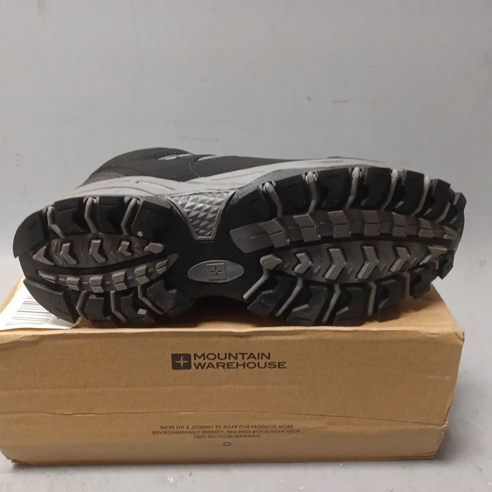 BOXED PAIR OF MOUNTAIN WAREHOUSE MCLEOD WOMENS WIDE FIT WALKING BOOTS - UK SIZE 6
