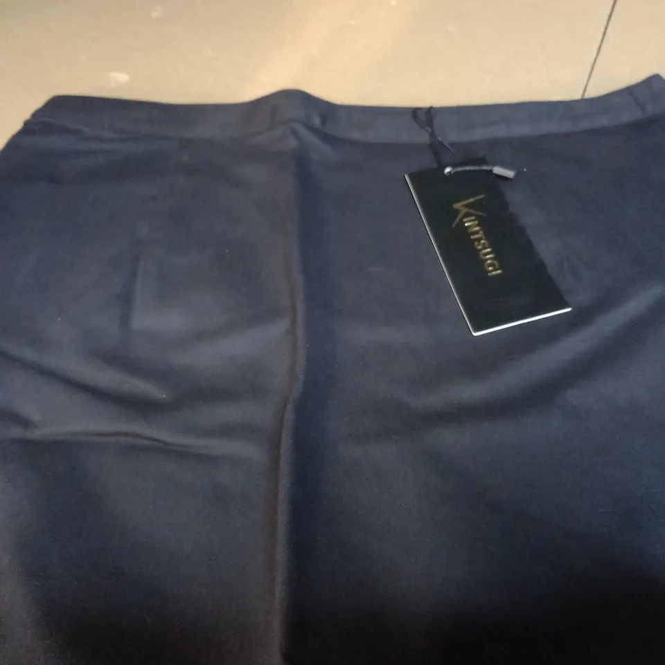 KINTSUGI 1-005B BLACK SKIRT - 12