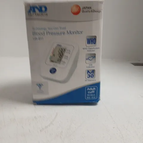 A&D BLOOD PRESSURE MONITOR UA-681 WITH ADULT CUFF – BOXED