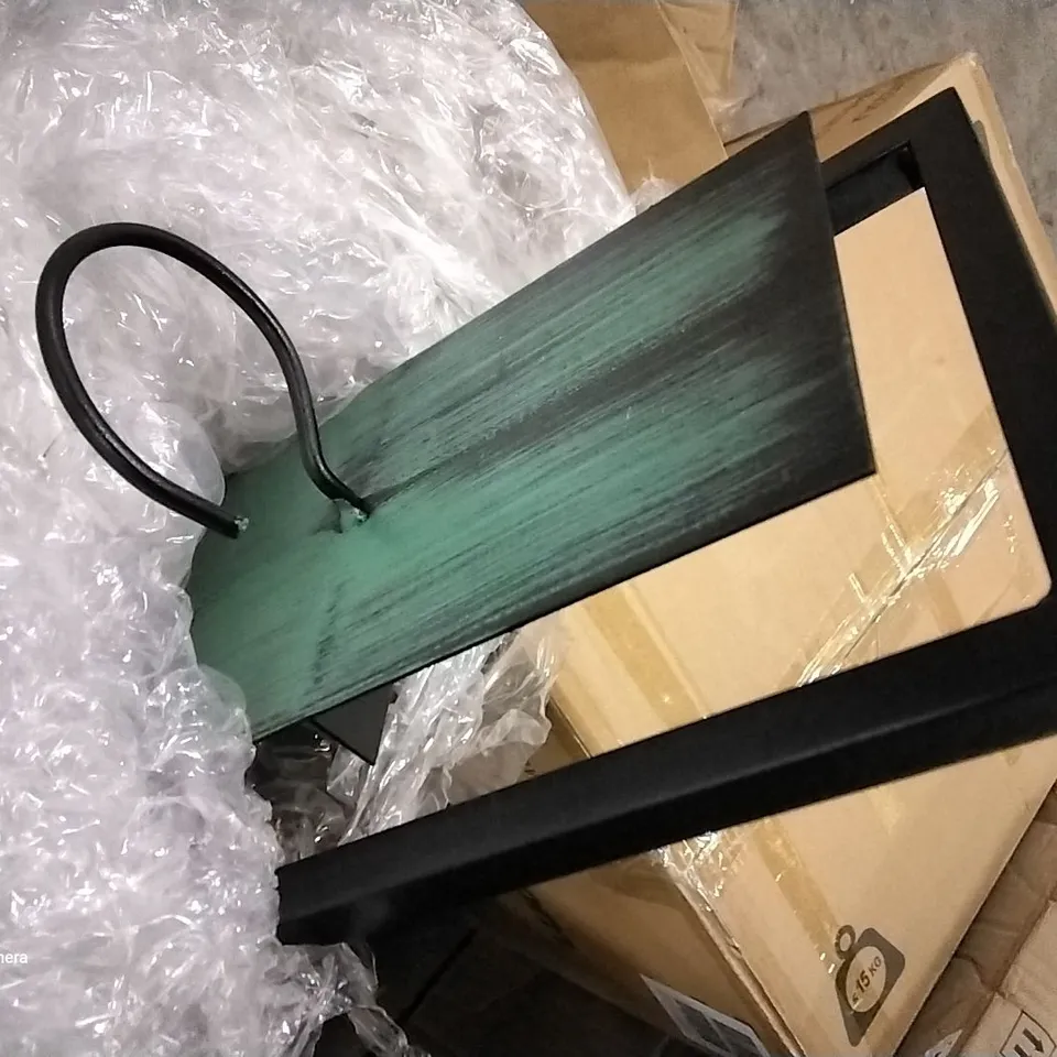 BOXED ABSTRACT 61CM METAL WALL SCONCE 