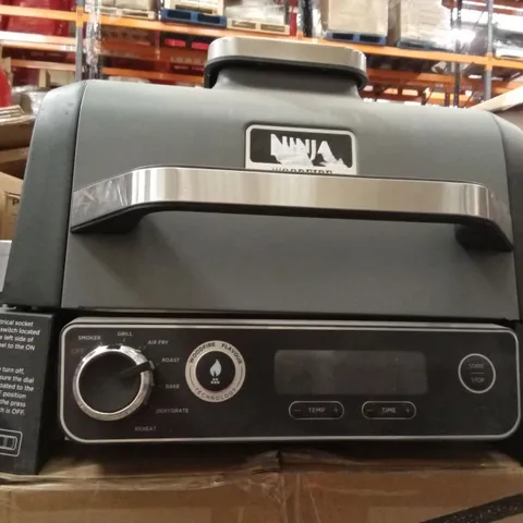 NINJA WOODFIRE OG701UK OUTDOOR ELECTRIC BBQ GRILL & SMOKER - BLACK
