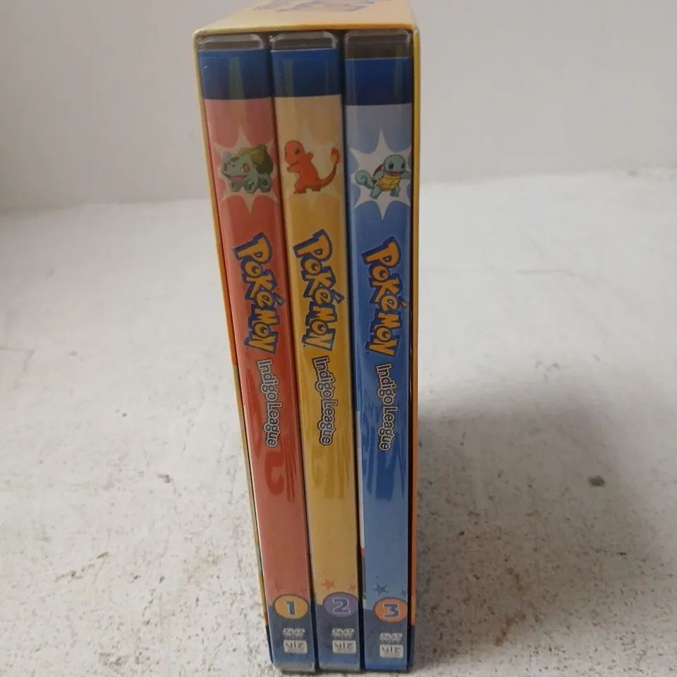 POKÉMON INDIGO LEAGUE: THE COMPLETE COLLECTION – DVD BOX SET (VOLS 1–3)