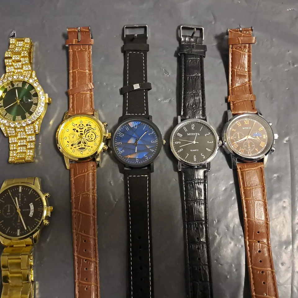 LOT OF 6 ASSORTED FASHION WATCHES