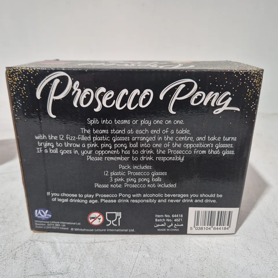 LOT OF 12 PROSECCO PONG PARTY GAMES