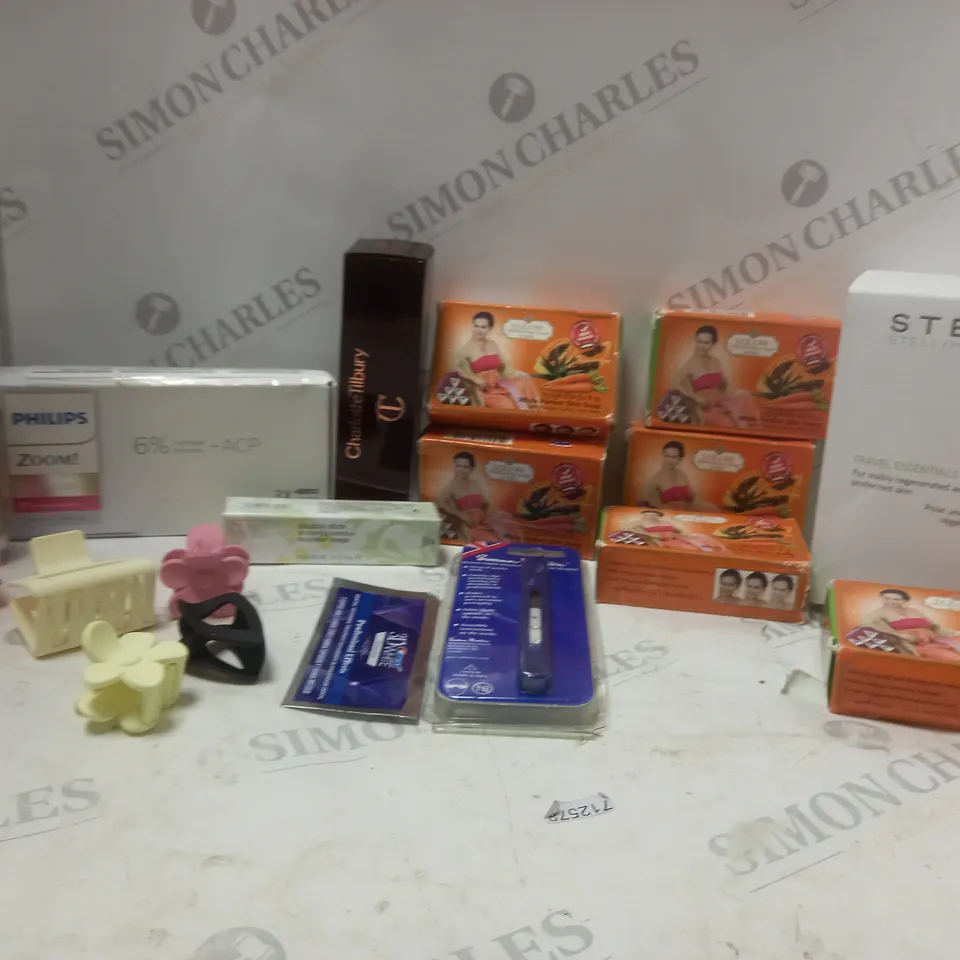 LOT OF BEAUTY PRODUCTS TO INCLUDE STELLA MCCARTNEY TRAVEL ESSENTIALS SET, ETC