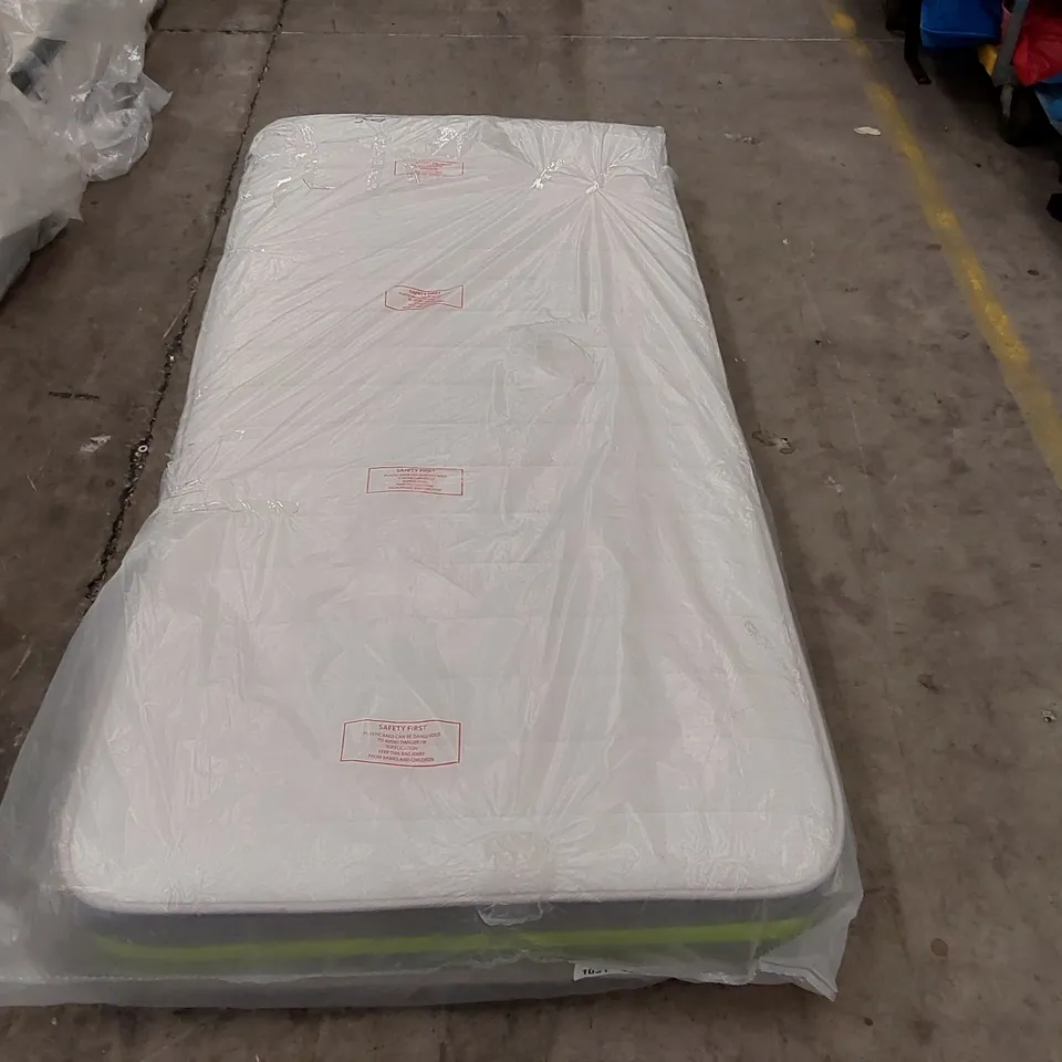 QUALITY BAGGED 3FT SINGLE HYBRID MEMORY FOAM OPEN COIL MATTRESS 