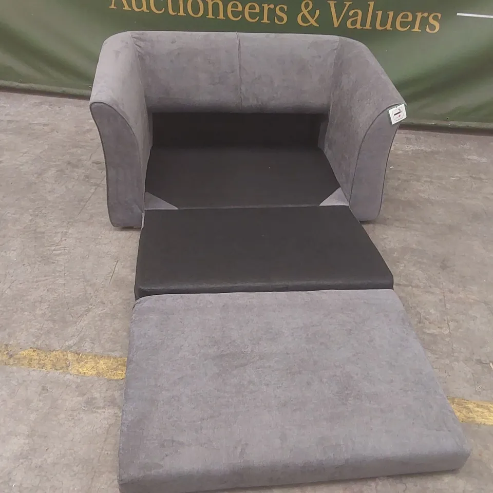 QUALITY DESIGNER KENSTER FABRIC UPHOLSTERED SOFA BED