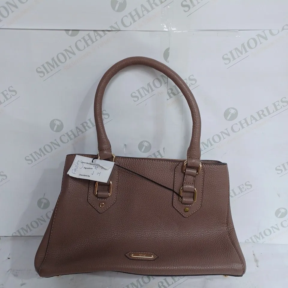 RUTH LANGSFORD LEATHER MINI HERO TOTE
