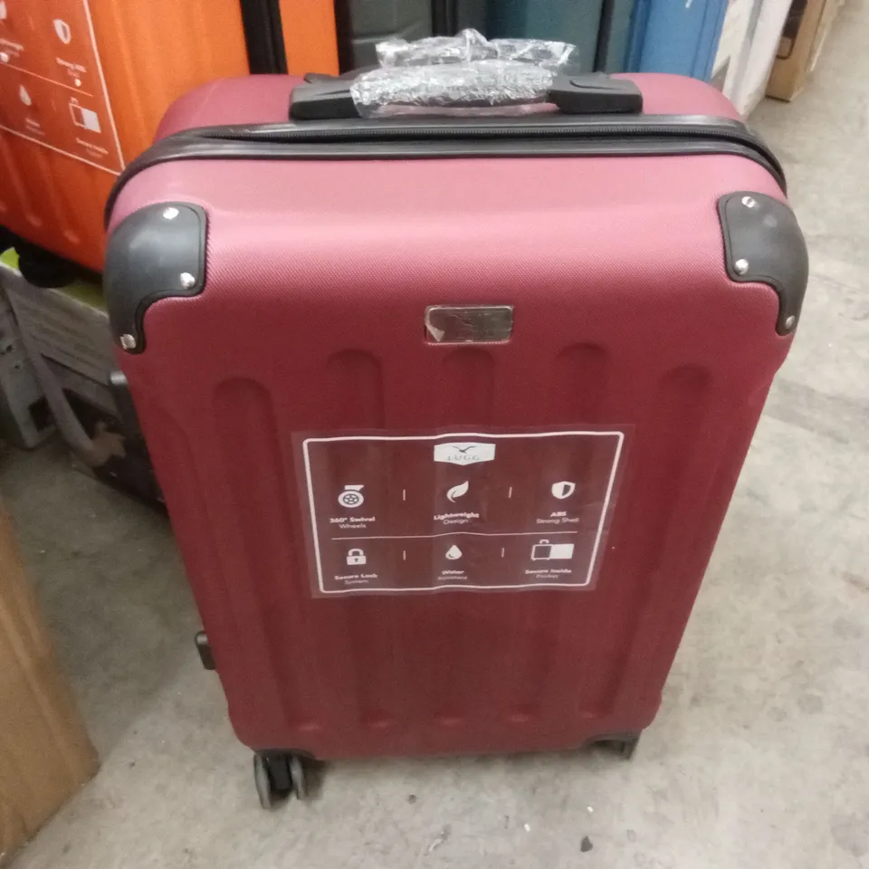 MEDIUM SUITCASE BURGUNDY 