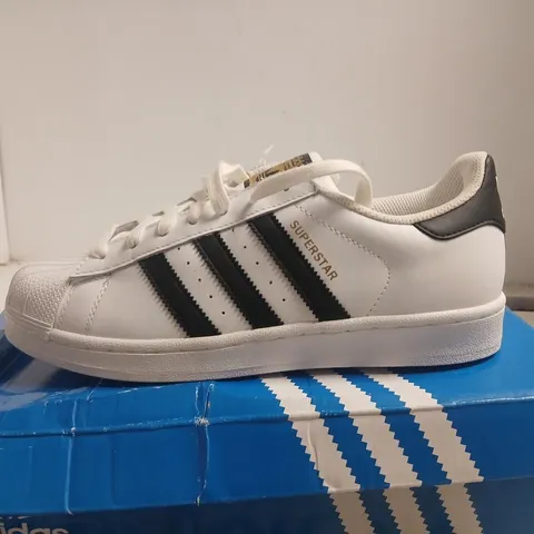 ADIDAS SUPERSTAR SHOES – WHITE, UK 7.5 (US 8) – MEN’S