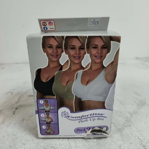 COMFORTISSE PUSH-UP BRA – PACK OF 3, SIZE L