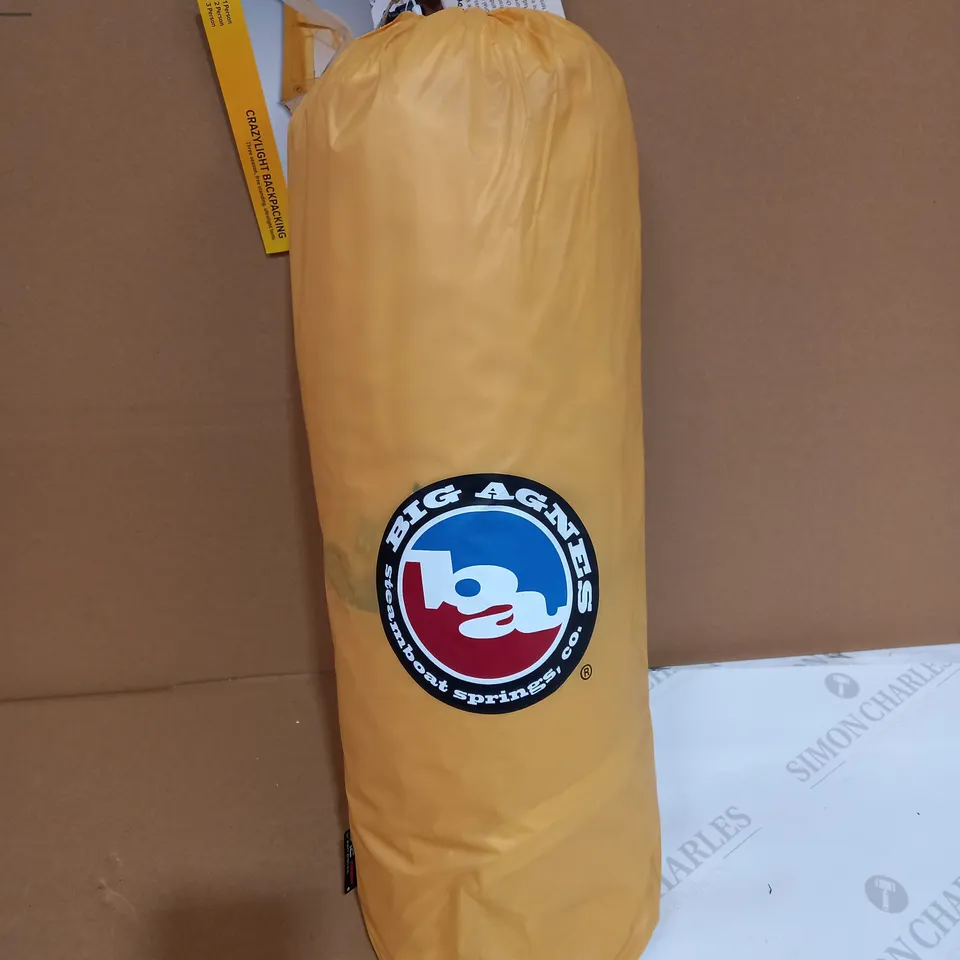 BIG AGNES 3-PERSON ULTRALIGHT YELLOW TENT